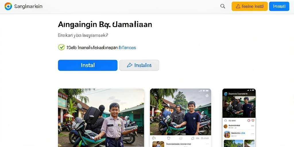 Tampilan karakter yang dapat dikustomisasi.
