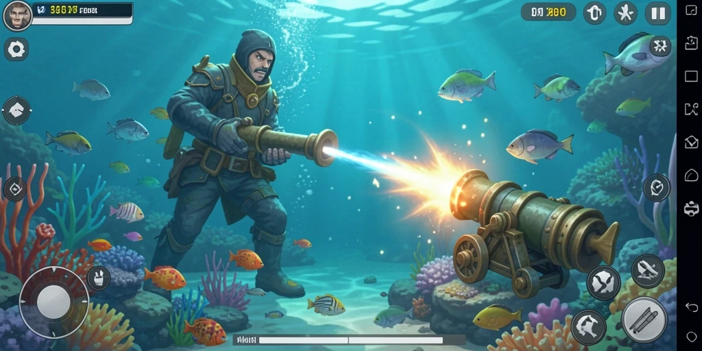Screenshot menunjukkan suasana gameplay yang menegangkan.