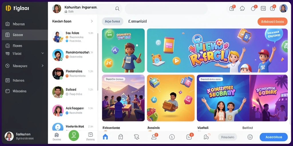 Tampilan antarmuka yang user-friendly.