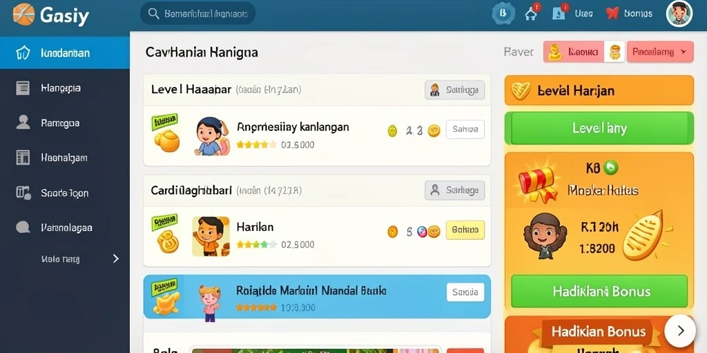 Antarmuka pengguna yang intuitif dan menarik.