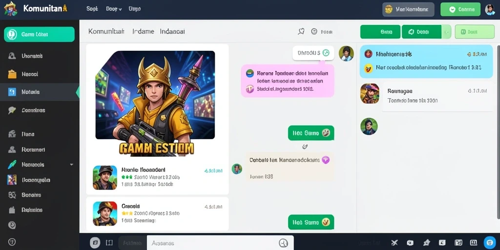 Tampilan awal dengan menu yang mudah dinavigasi.